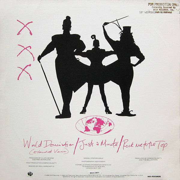 Belle Stars - World Domination (VG+) (Vinyl LP)