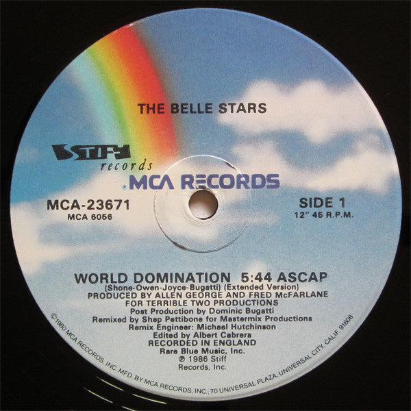 Belle Stars - World Domination (VG+) (Vinyl LP)