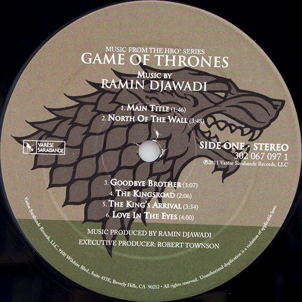 Game Of Thrones (Music From The HBO Series) (Vinyl, VG+) (Vinyl LP)