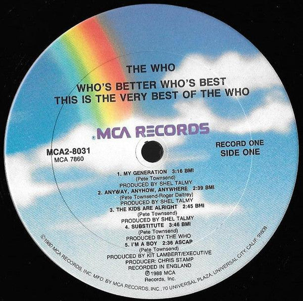 Who - Who's Better, Who's Best (Vinyl, VG+) (Vinyl LP)