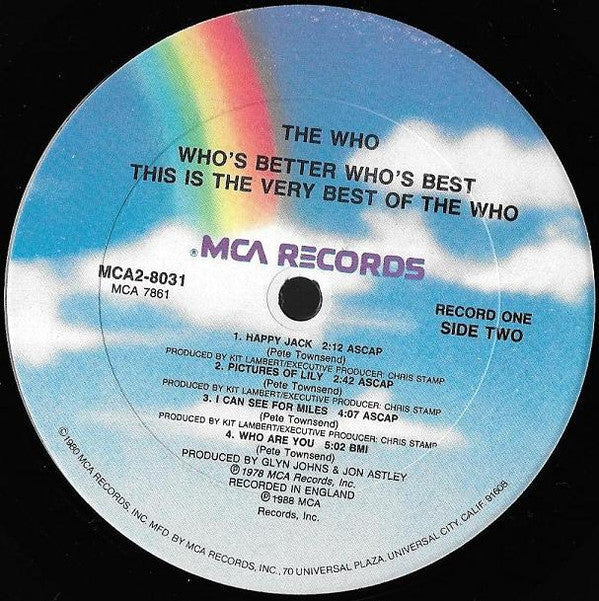 Who - Who's Better, Who's Best (Vinyl, VG+) (Vinyl LP)