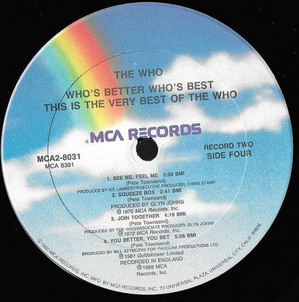 Who - Who's Better, Who's Best (Vinyl, VG+) (Vinyl LP)