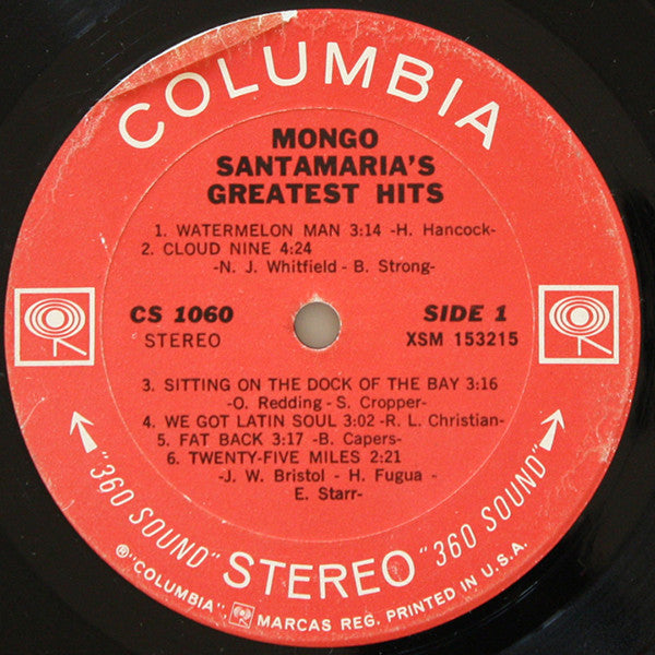 Santamaria, Mongo - Mongo Santamaria's Greatest Hits (VG) (Vinyl LP)
