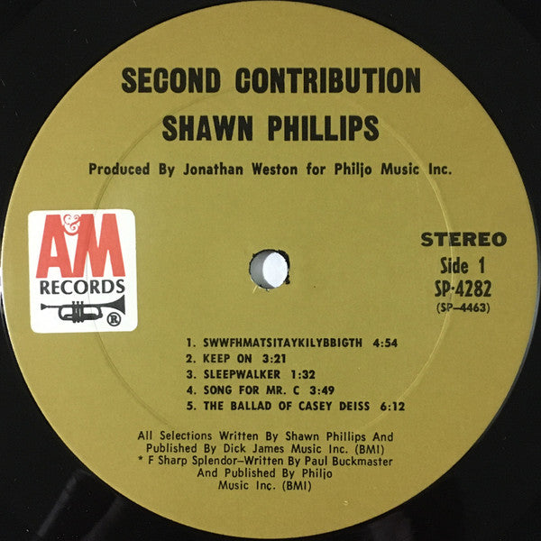 Phillips, Shawn  - Second Contribution (VG+) (Vinyl LP)