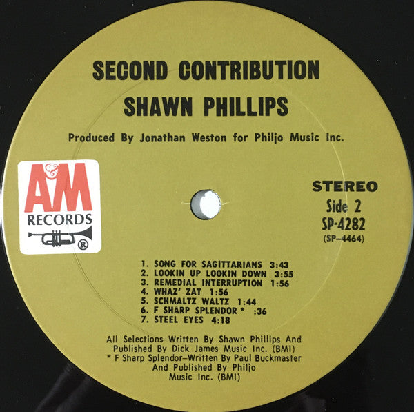 Phillips, Shawn  - Second Contribution (VG+) (Vinyl LP)