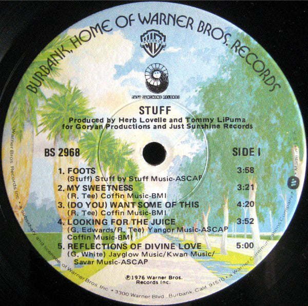 Stuff  - Stuff (Vinyl, G+) (Vinyl LP)