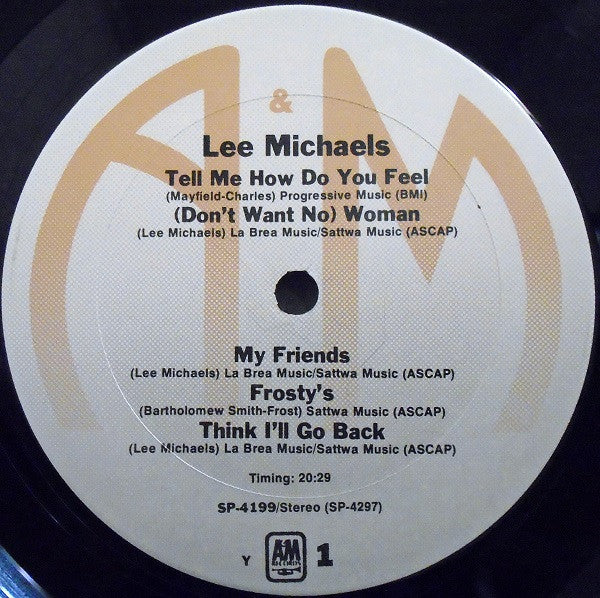 Michaels, Lee - Lee Michaels (VG+) (Vinyl LP)