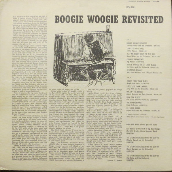 Various - Boogie Woogie Revisited (Vinyl, VG) (Vinyl LP)
