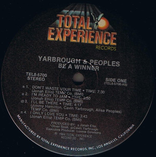 Yarbrough & Peoples - Be A Winner (VG+) (Vinyl LP)