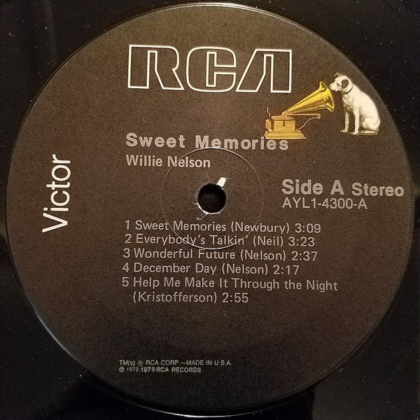 Nelson, Willie - Sweet Memories (Vinyl, VG+) (Vinyl LP)