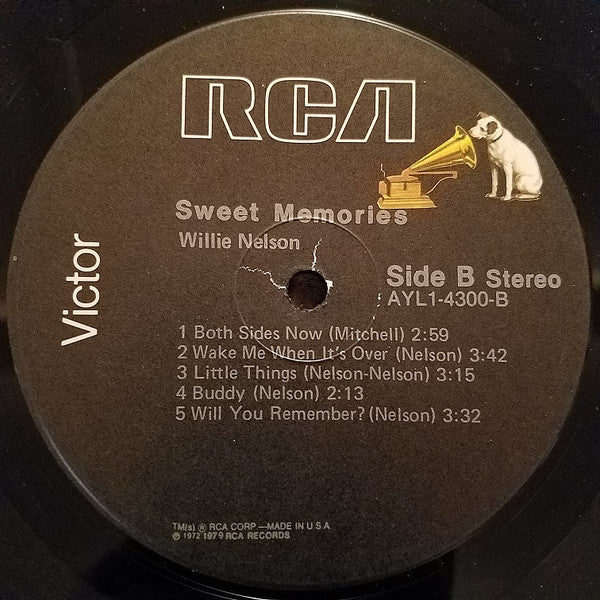 Nelson, Willie - Sweet Memories (Vinyl, VG+) (Vinyl LP)