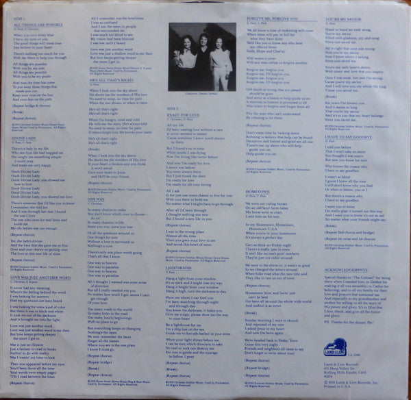 Peek, Dan - All Things Are Possible (VG+) (Vinyl LP)