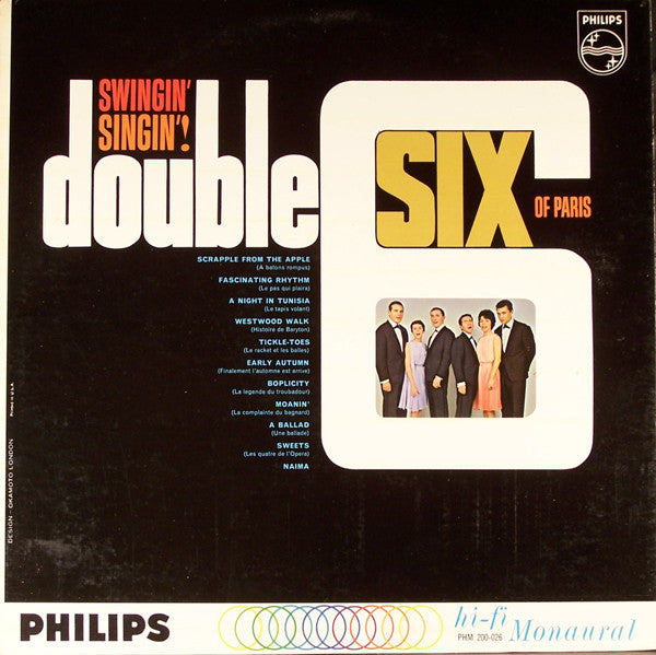 Double Six Of Paris - Swingin' Singin'! (VG+) (Vinyl LP)