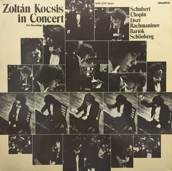 Zoltan Kocsis, Schubert, Chopin, Liszt, Rachmaninov, Bartok, Schonberg - Zoltan Kocsis In Concert (VG) (Vinyl LP)