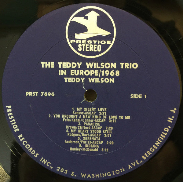Wilson, Teddy Trio - The Teddy Wilson Trio In Europe; 1968 (VG+) (Vinyl LP)