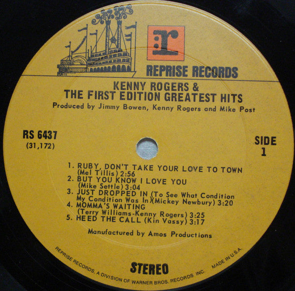 Rogers, Kenny & The First Edition - Greatest Hits (Vinyl, VG) (Vinyl LP)