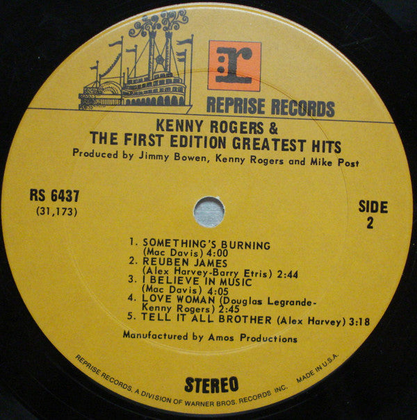 Rogers, Kenny & The First Edition - Greatest Hits (Vinyl, VG) (Vinyl LP)