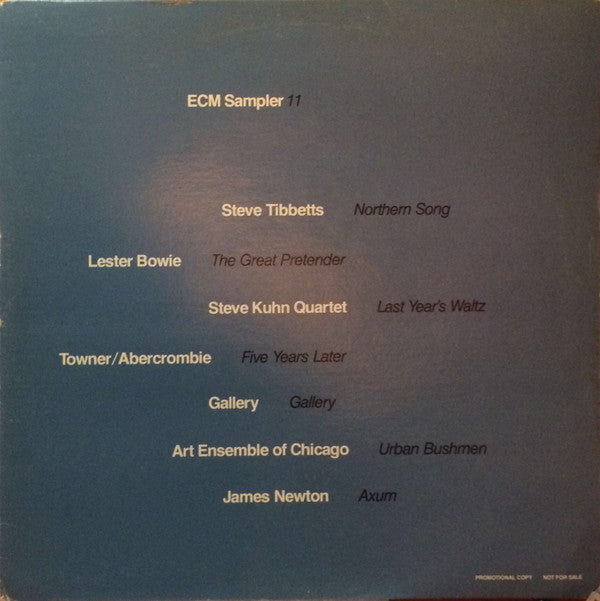 Various - ECM Sampler 11 (NM or M-) (Vinyl LP)