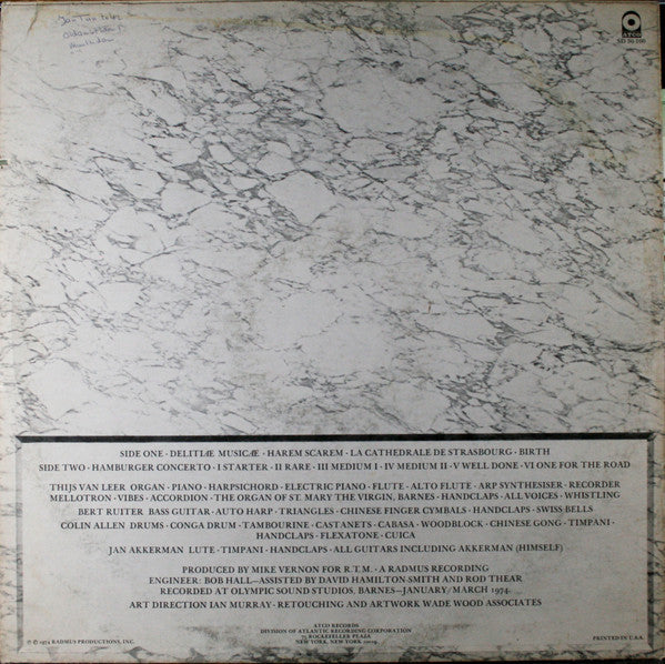 Focus  - Hamburger Concerto (VG+) (Vinyl LP)