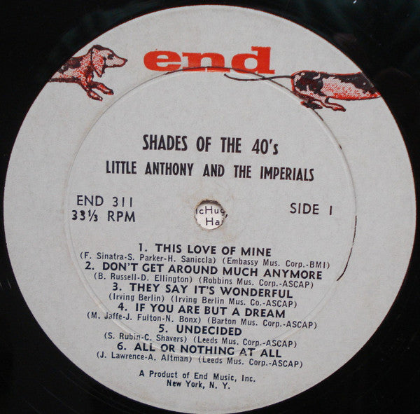 Little Anthony & The Imperials - Shades Of The 40's (VG) (Vinyl LP)