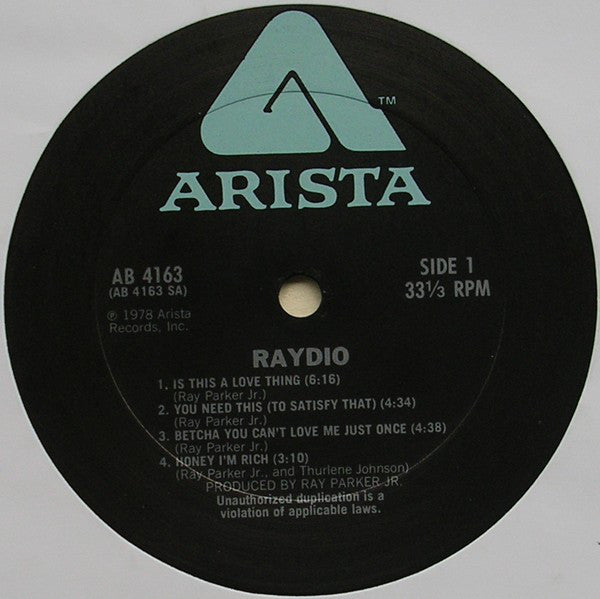 Raydio - Raydio (VG+) (Vinyl LP)