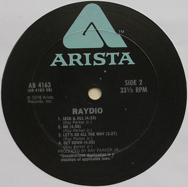 Raydio - Raydio (VG+) (Vinyl LP)
