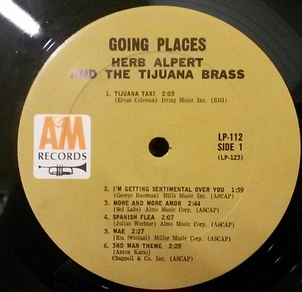 Alpert, Herb And The Tijuana Brass - !!Going Places!! (VG+) (Vinyl LP)