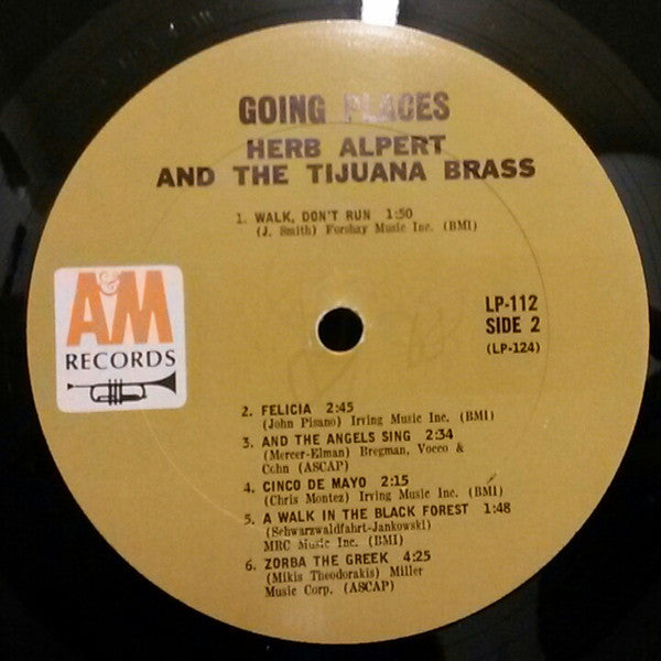 Alpert, Herb And The Tijuana Brass - !!Going Places!! (VG+) (Vinyl LP)