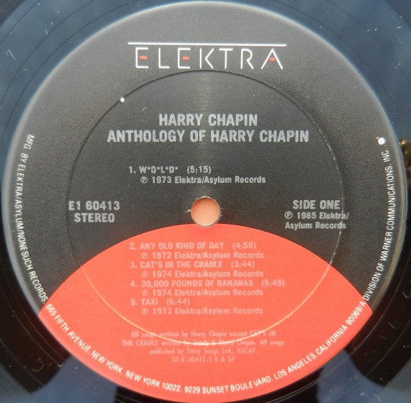 Chapin, Harry - Anthology Of Harry Chapin (VG) (Vinyl LP)
