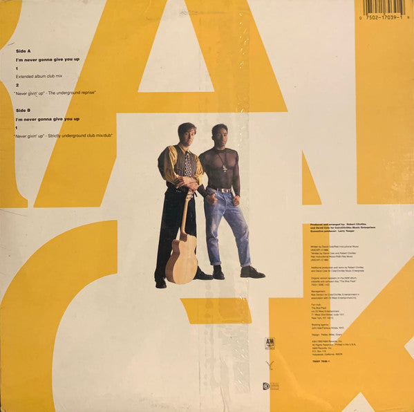 Brat Pack - I'm Never Gonna Give You Up (VG+) (Vinyl LP)