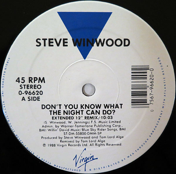 Winwood, Steve - Don't You Know What The Night Can Do? (M) (Vinyl LP)