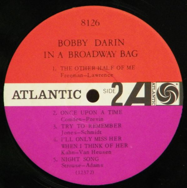 Darin, Bobby - In A Broadway Bag (VG+) (Vinyl LP)