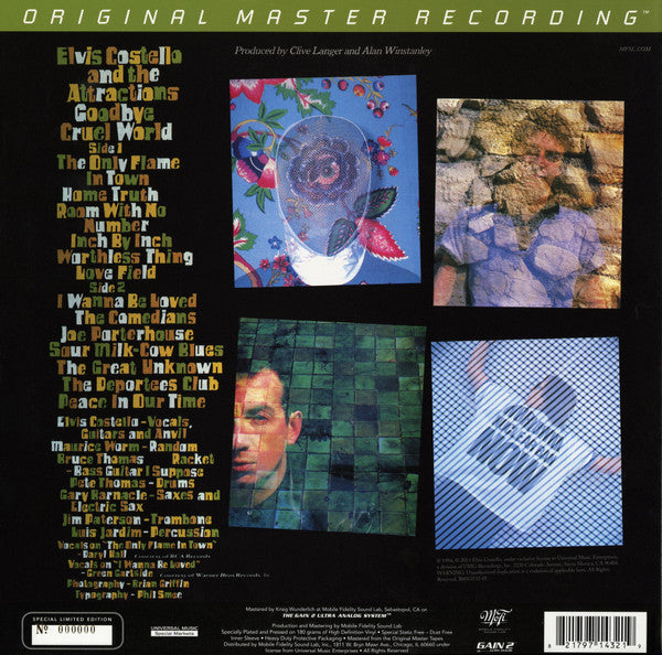 Costello, Elvis & The Attractions - Goodbye Cruel World (Vinyl, M) (Vinyl LP)