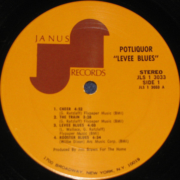 Pot Liquor - Levee Blues (VG) (Vinyl LP)