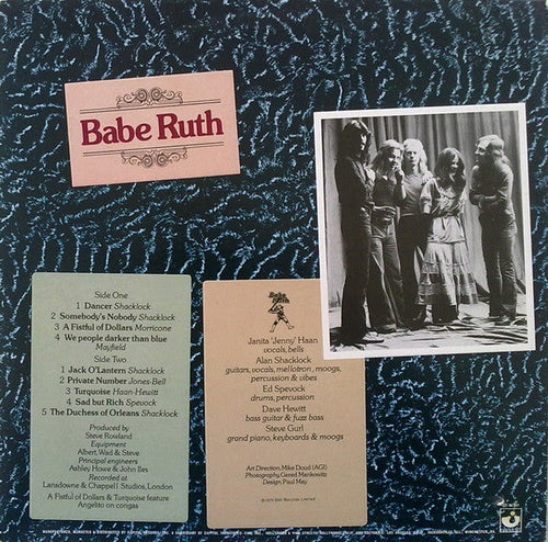 Babe Ruth - Babe Ruth (VG+) (Vinyl LP)