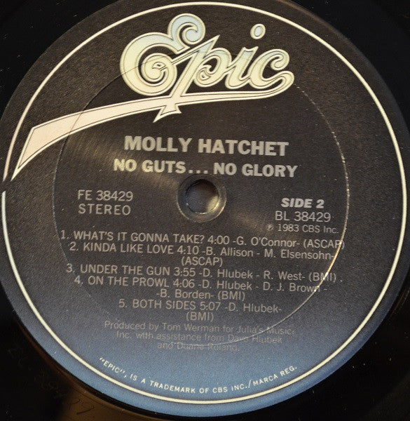 Molly Hatchet - No Guts No Glory (VG) (Vinyl LP)