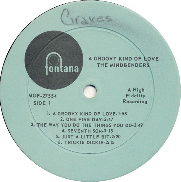 Mindbenders - A Groovy Kind Of Love (VG) (Vinyl LP)