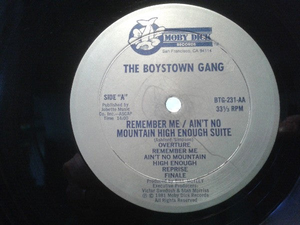 Boys Town Gang - Cruisin' The Streets (VG) (Vinyl LP)