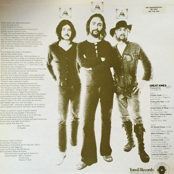 Great Jones - All Bowed Down! (VG) (Vinyl LP)