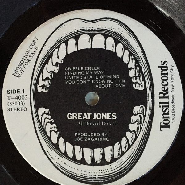 Great Jones - All Bowed Down! (VG) (Vinyl LP)