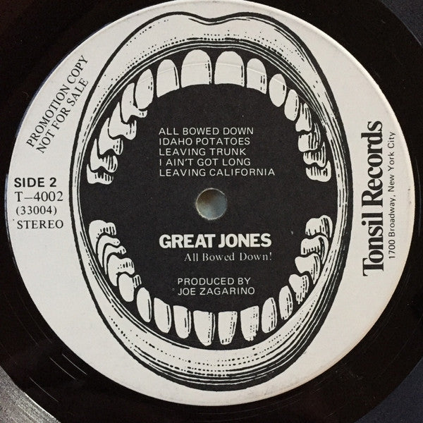 Great Jones - All Bowed Down! (VG) (Vinyl LP)
