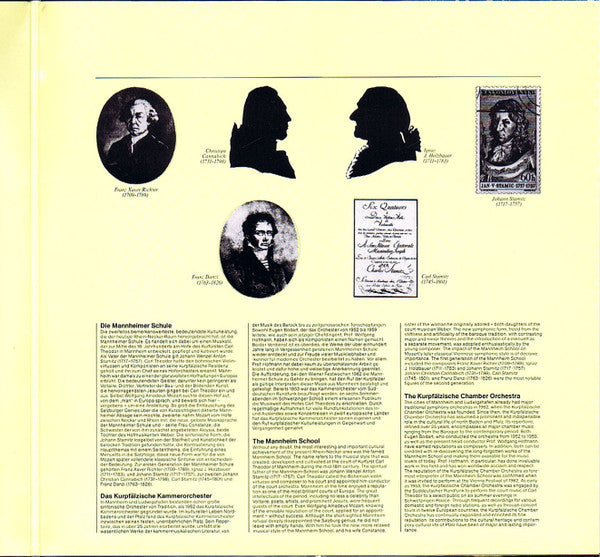 Kurpfalzisches Kammerorchester Mannheim - Musik Aus Mannheim (M) (Vinyl LP)