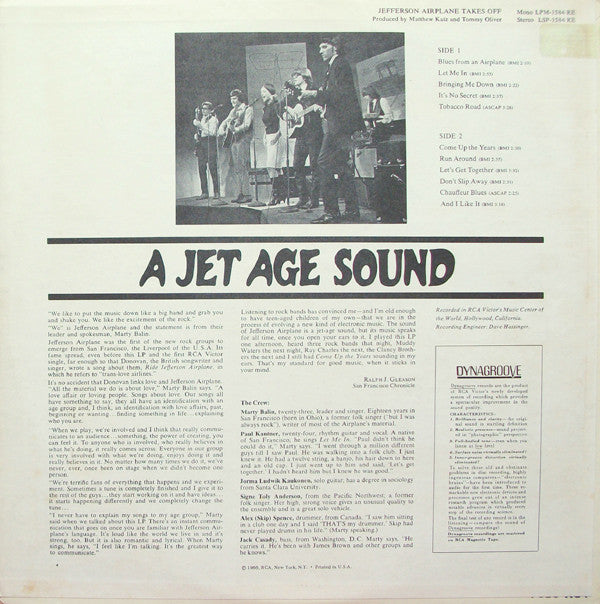 Jefferson Airplane - Jefferson Airplane Takes Off (VG) (Vinyl LP)