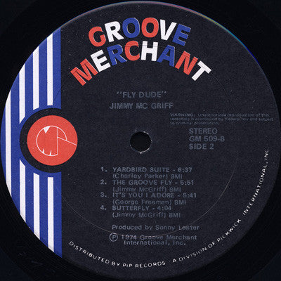 McGriff, Jimmy - Fly Dude (VG+) (Vinyl LP)