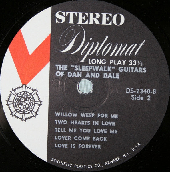 Sleepwalk Guitars Of Dan & Dale - Dear Heart (VG+) (Vinyl LP)