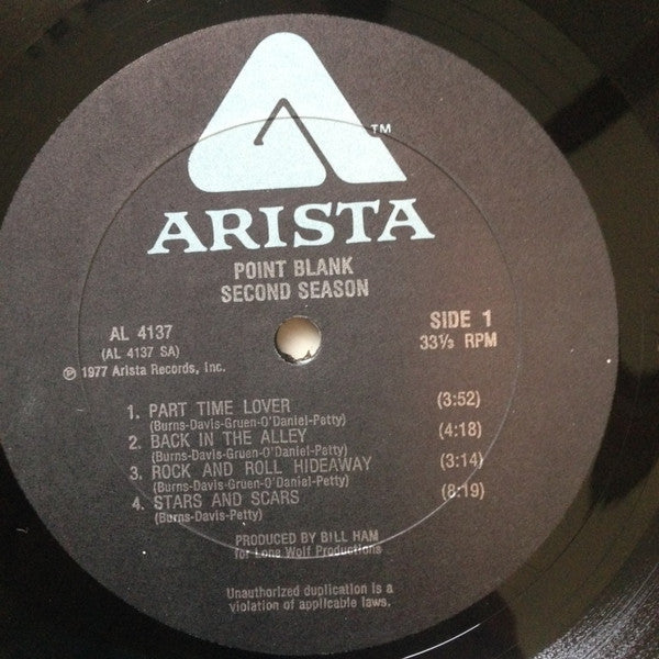 Point Blank  - Second Season (VG) (Vinyl LP)