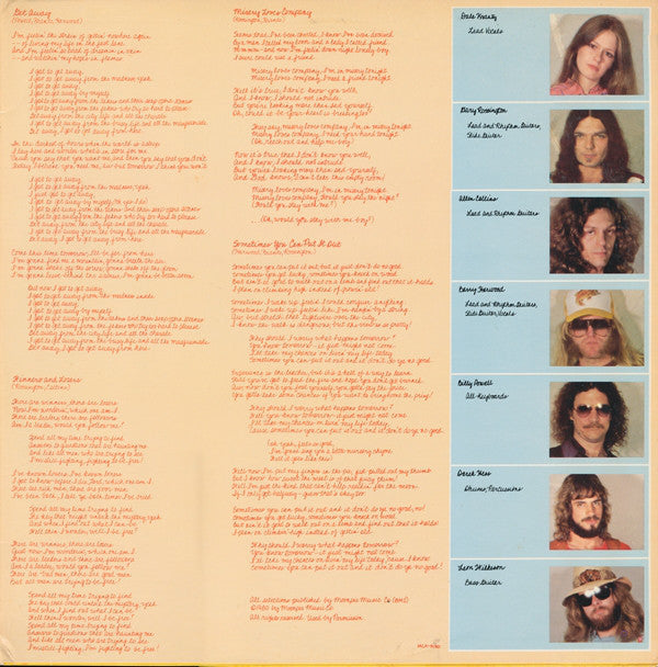 Rossington Collins Band - Anytime, Anyplace, Anywhere (Vinyl, VG) (Vinyl LP)