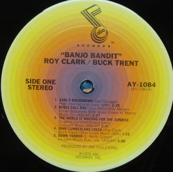 Clark, Roy And Buck Trent - Banjo Bandits (VG+) (Vinyl LP)