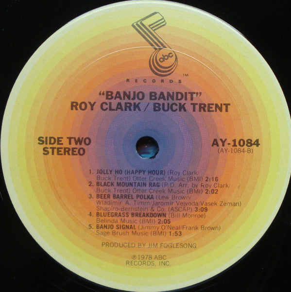 Clark, Roy And Buck Trent - Banjo Bandits (VG+) (Vinyl LP)