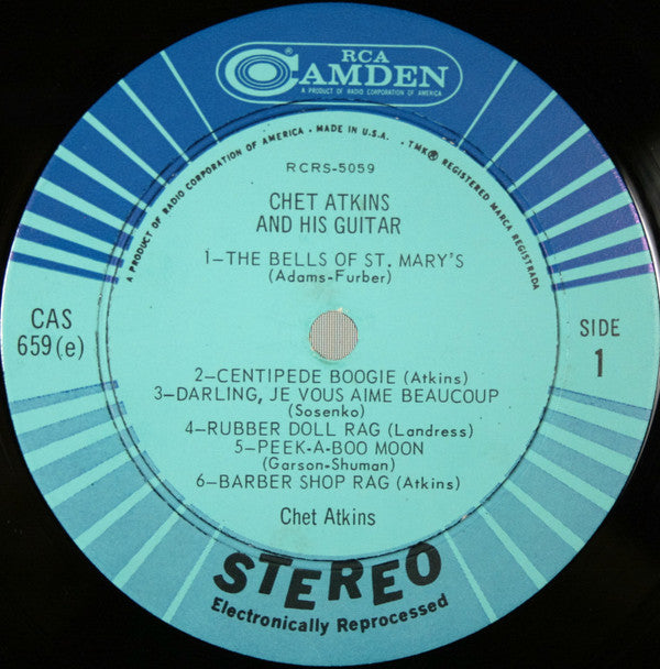 Atkins, Chet - Chet Atkins And His Guitar (VG+) (Vinyl LP)